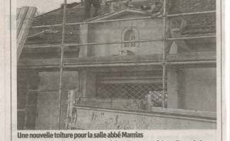 VANDIERES: Une nouvelle toiture pour la salle abbé Mamias